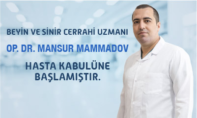 Op. Dr. Mansur Mammadov Hasta Kabulüne Başlamıştır
