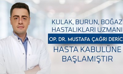 Op. Dr. Mustafa Çağrı Derici Hasta Kabulüne Başlamıştır