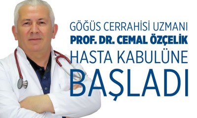 Prof. Dr. Cemal Özçelik Hasta Kabulüne Başladı
