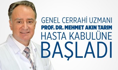Prof. Dr. Mehmet Akın Tarım Hasta Kabulüne Başladı